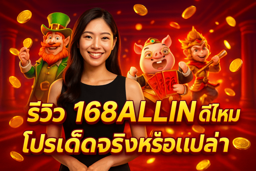 รีวิว 168ALLIN ดีไหม โปรเด็ดจริงหรือเปล่า