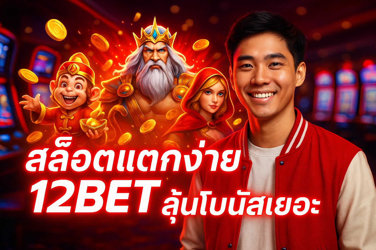 สล็อตแตกง่าย 12BET ลุ้นโบนัสเยอะ